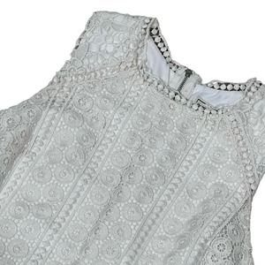 Abercrombie and Fitch Lace‎ Crop Top w/ zipup back #690-P